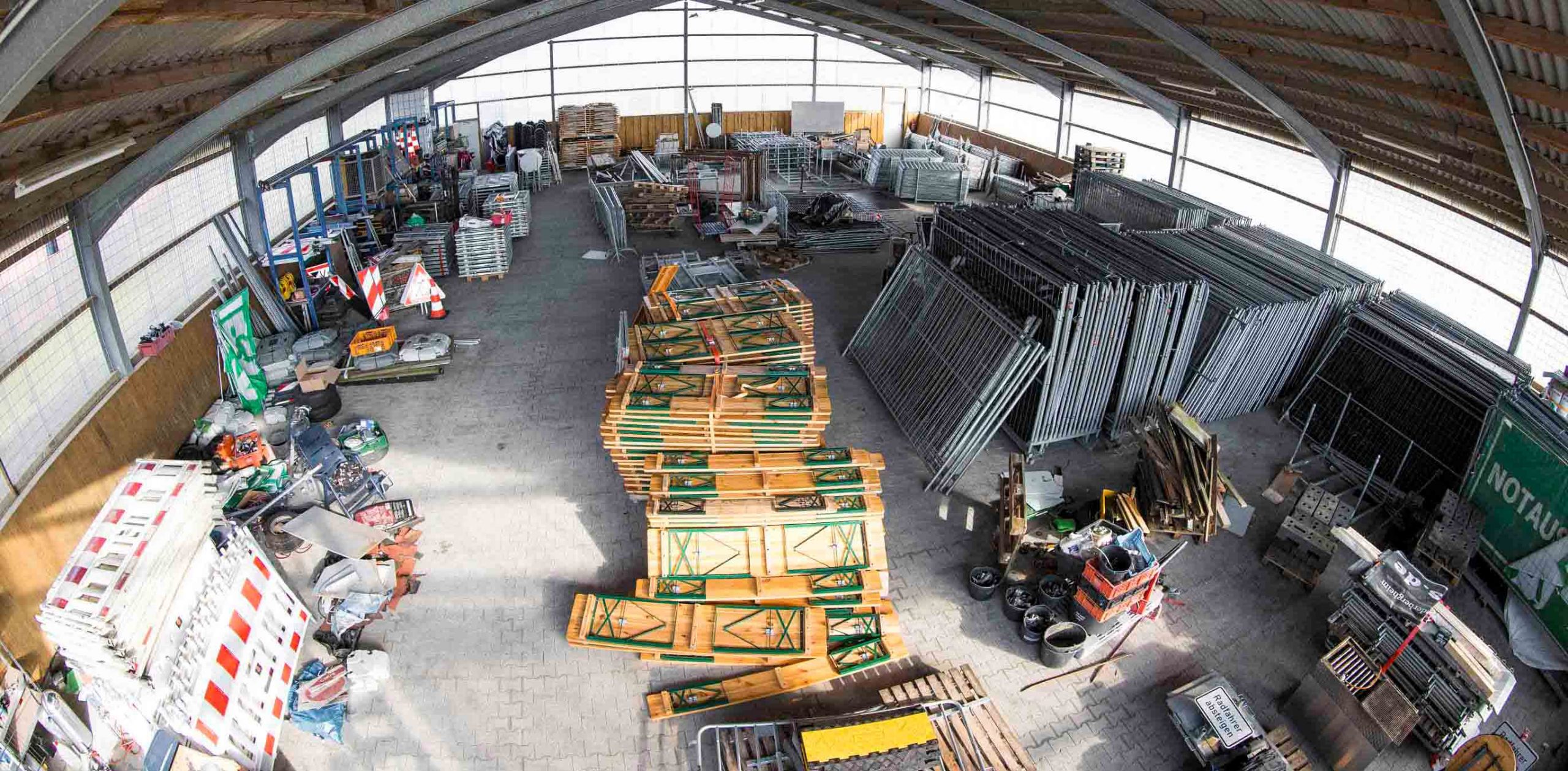 Verkehrssicherungsdiensten und Veranstaltungsequipment