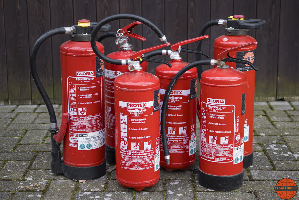 Equipment 7 ELMA Feuerloescher Set